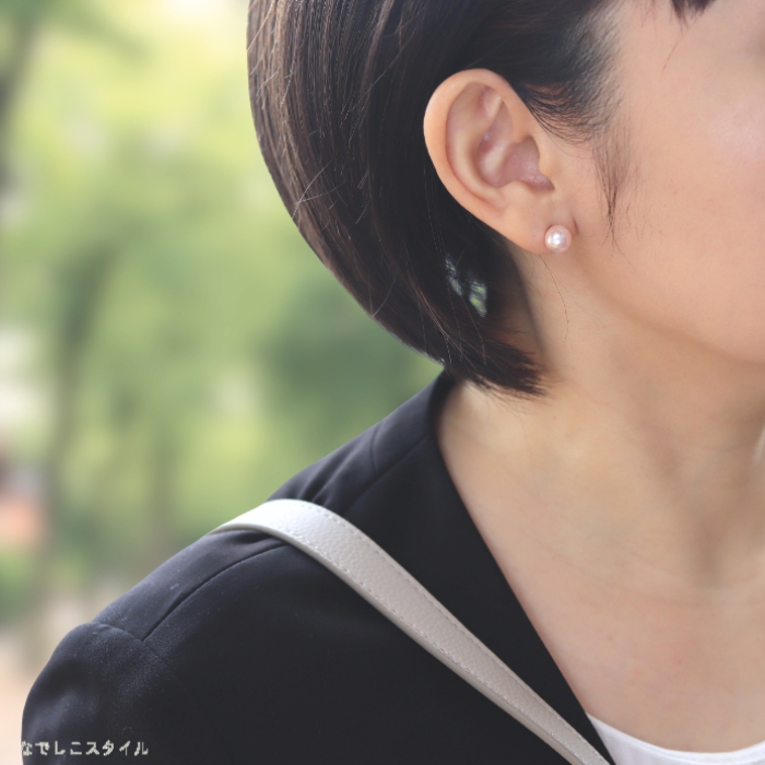 スワロフスキー／桜パール8mmスタッド