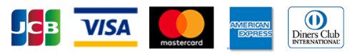JCB VISA MasterCard American Express ダイナースクラブカード