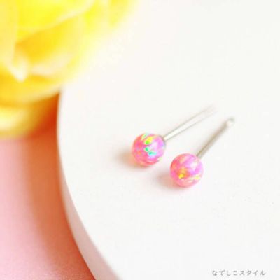匿名配送　レディース 純チタン 低刺激性 ピアス ホワイトオパール 匿名配送 レディース 純チタン 低刺激性 ピアス ホワイトオパール