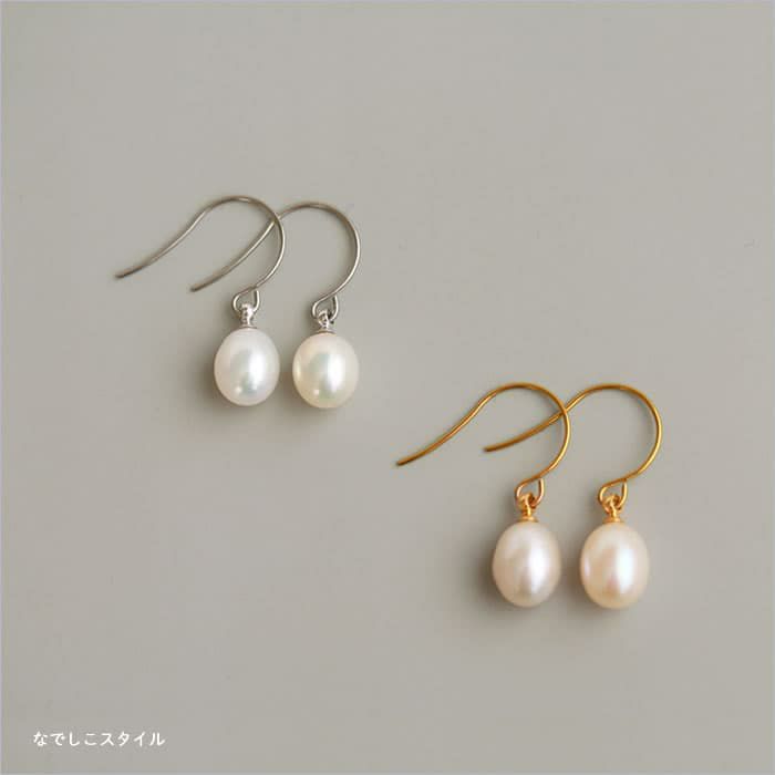 淡水パール/ フックピアス チタンピアスの通販SHOP｜なでしこスタイル 