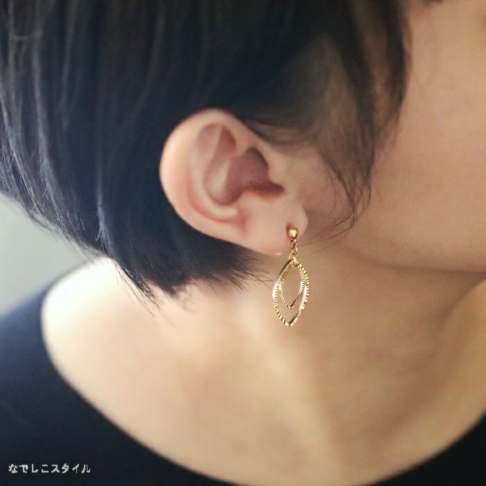 天然石♡レア♡ピンククレイジーレースアゲートのピアス14kgf 天然石♡レア♡ピンククレイジーレースアゲートのピアス14kgf